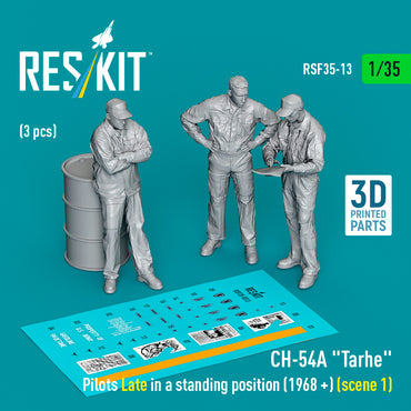 ResKit RSF35-0013 1:35 Sikorsky CH-54A Tarhe pilots Late in a standing position
