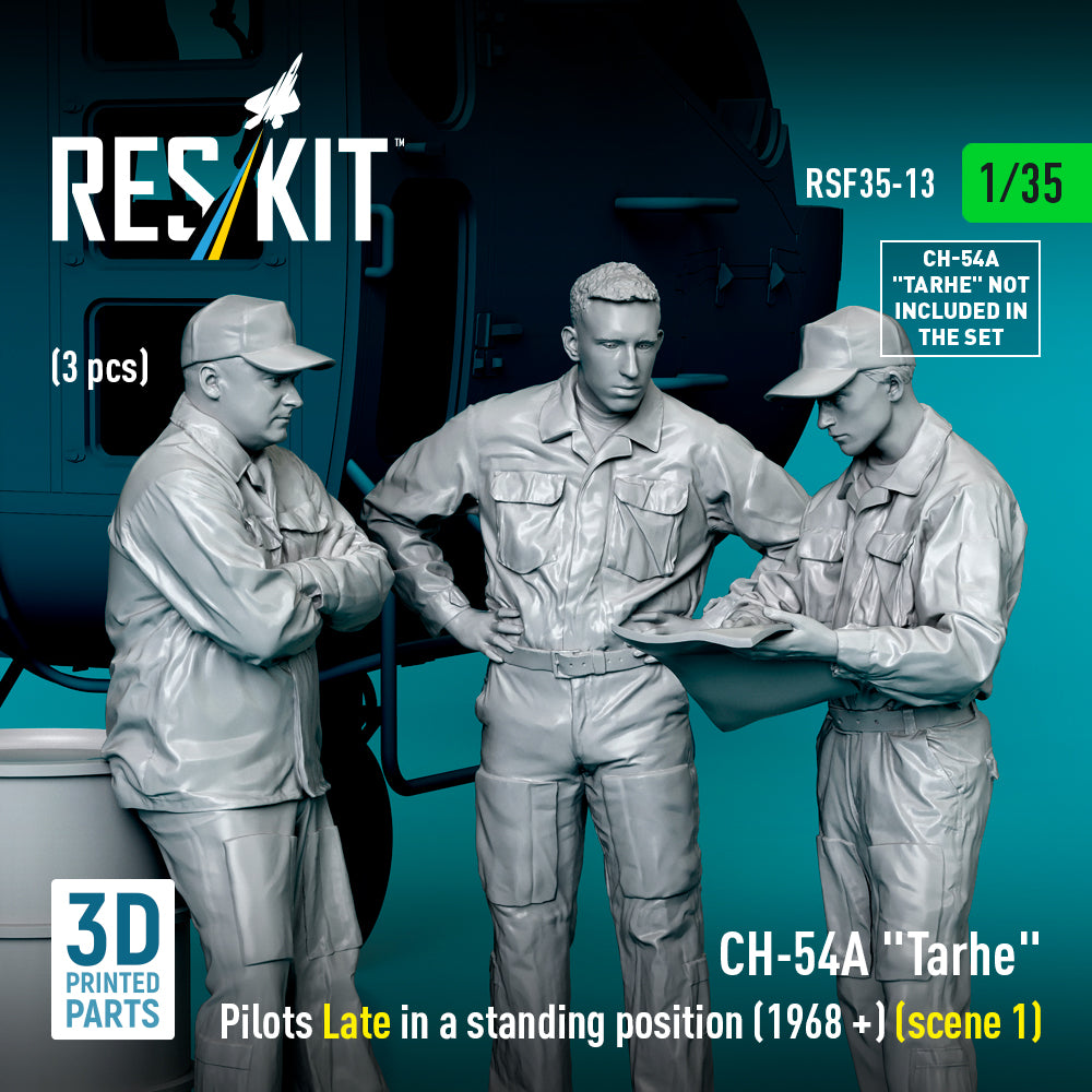 ResKit RSF35-0013 1:35 Sikorsky CH-54A Tarhe pilots Late in a standing position