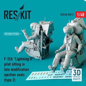 ResKit RSF48-0013 1:48 F-35A Pilot in Ejection Seat