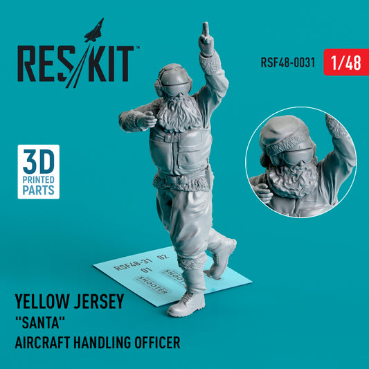 ResKit RSF48-0031 1:48 Yellow jersey Santa Aircraft Handling Officer