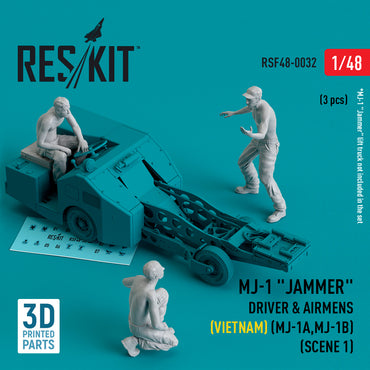 ResKit RSF48-0032 1:48 MJ-1 Jammer Driver & airmens