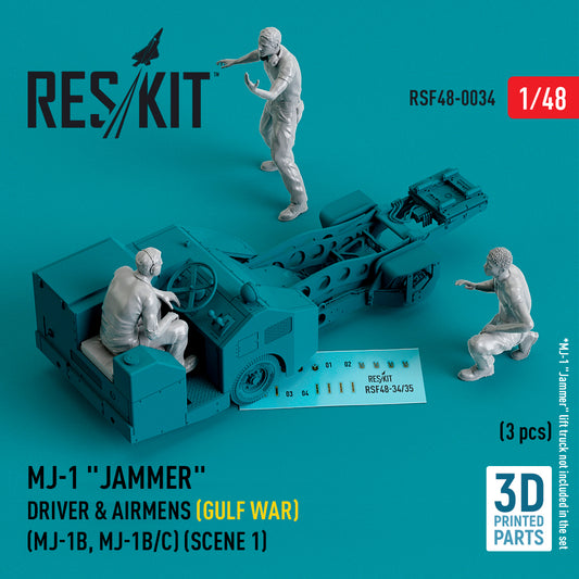 ResKit RSF48-0034 1:48 MJ-1 Jammer Driver & airmens