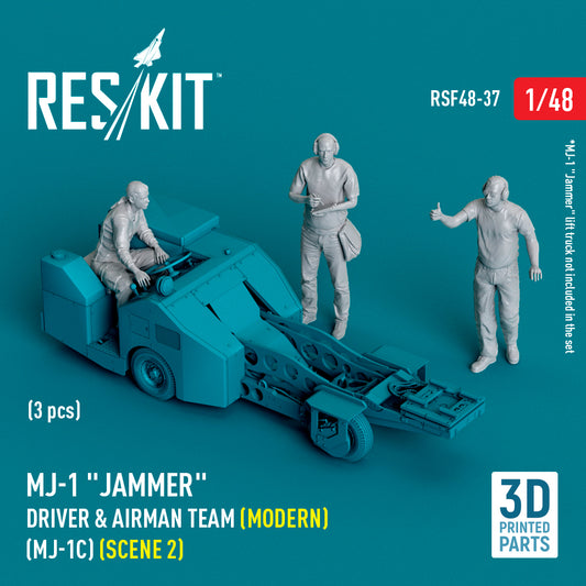 ResKit RSF48-0037 1:48 MJ-1 Jammer Driver & airman team
