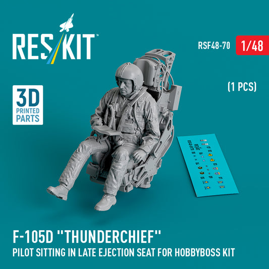 ResKit RSF48-0070 1:48 F-105D Pilot in Late Ejection Seat