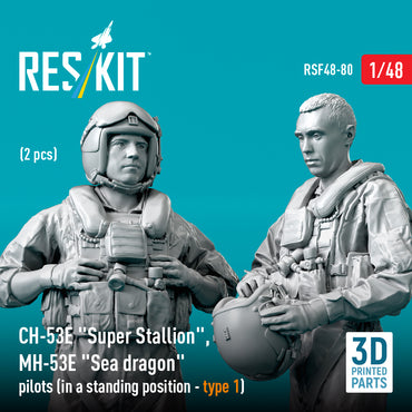 ResKit RSF48-0080 1:48 Sikorsky CH-53E Super Stallion , MH-53E Sea dragon pilots