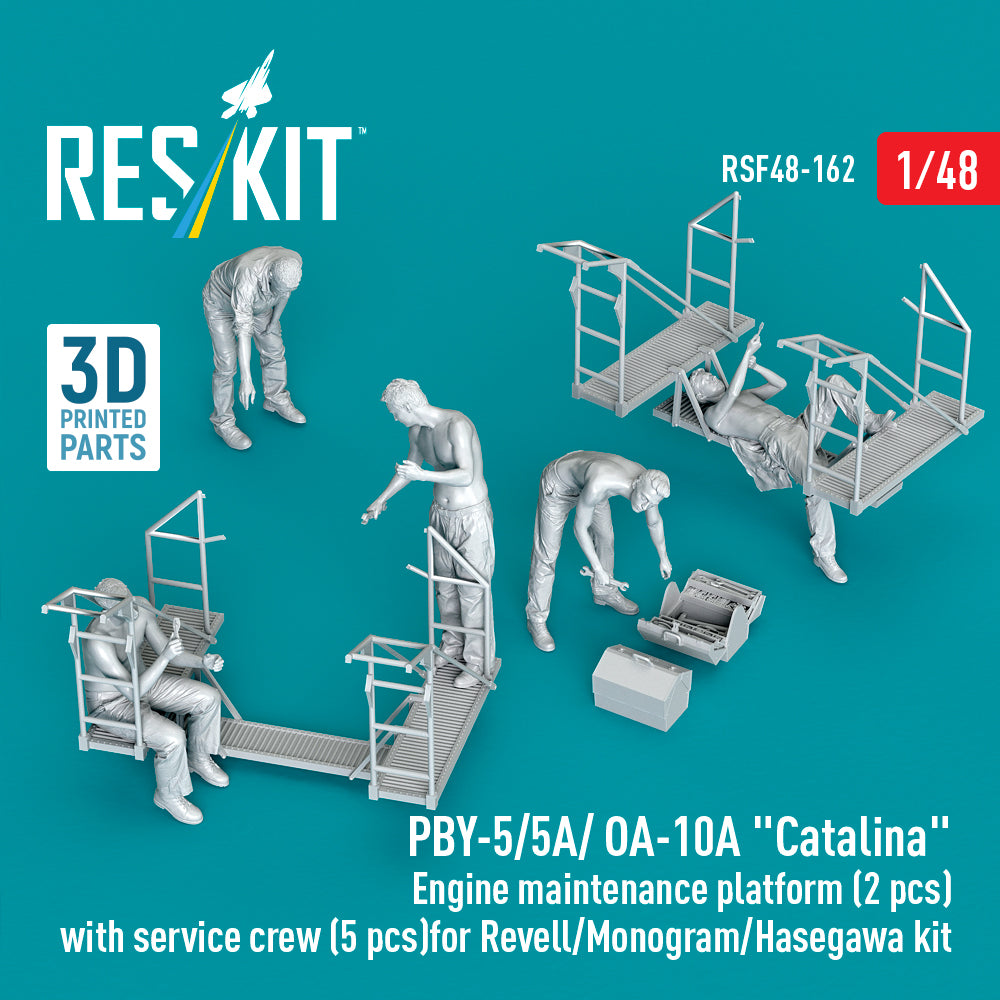 ResKit RSF48-0162 1:48 PBY-5 Catalina Engine Platform