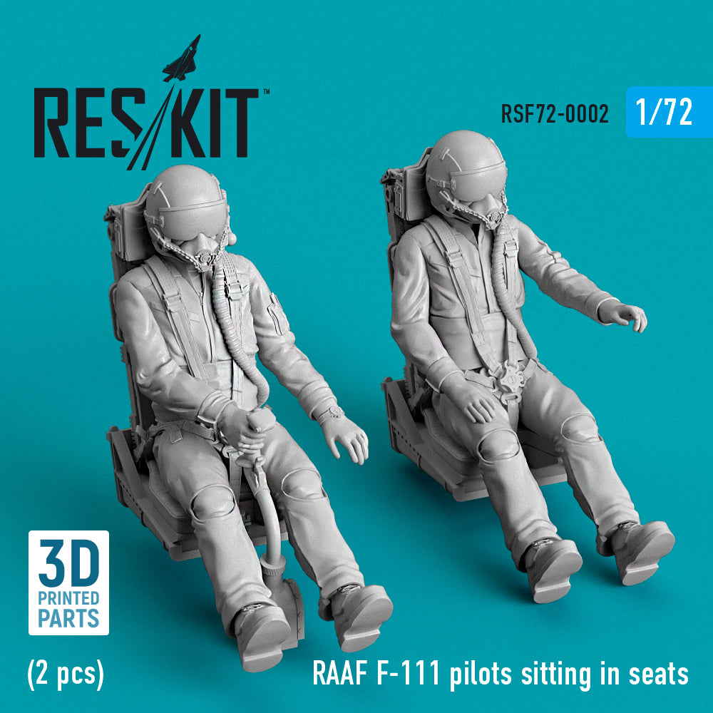 ResKit RSF72-0002 1:72 RAAF F-111 pilots sitting in seats