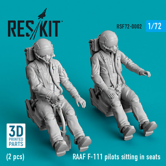 ResKit RSF72-0002 1:72 RAAF F-111 pilots sitting in seats