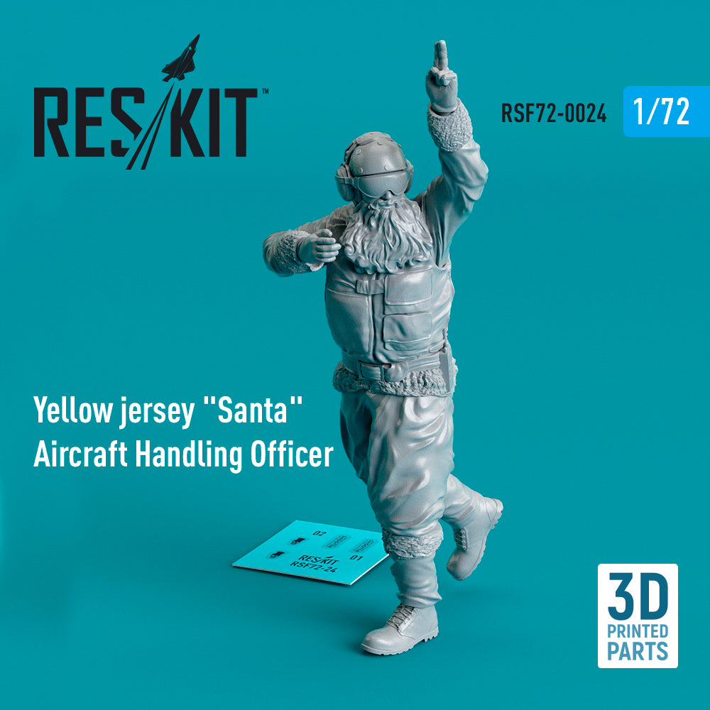 ResKit RSF72-0024 1:72 Yellow jersey Santa Aircraft Handling Officer