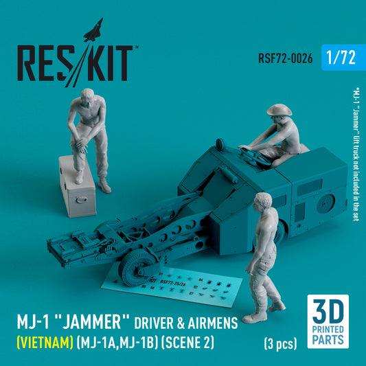 ResKit RSF72-0026 1:72 MJ-1 Jammer Driver & airmens