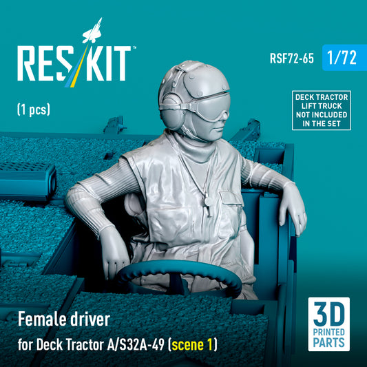 ResKit RSF72-0065 1:72 Female driver for Deck Tractor A/S32A-49