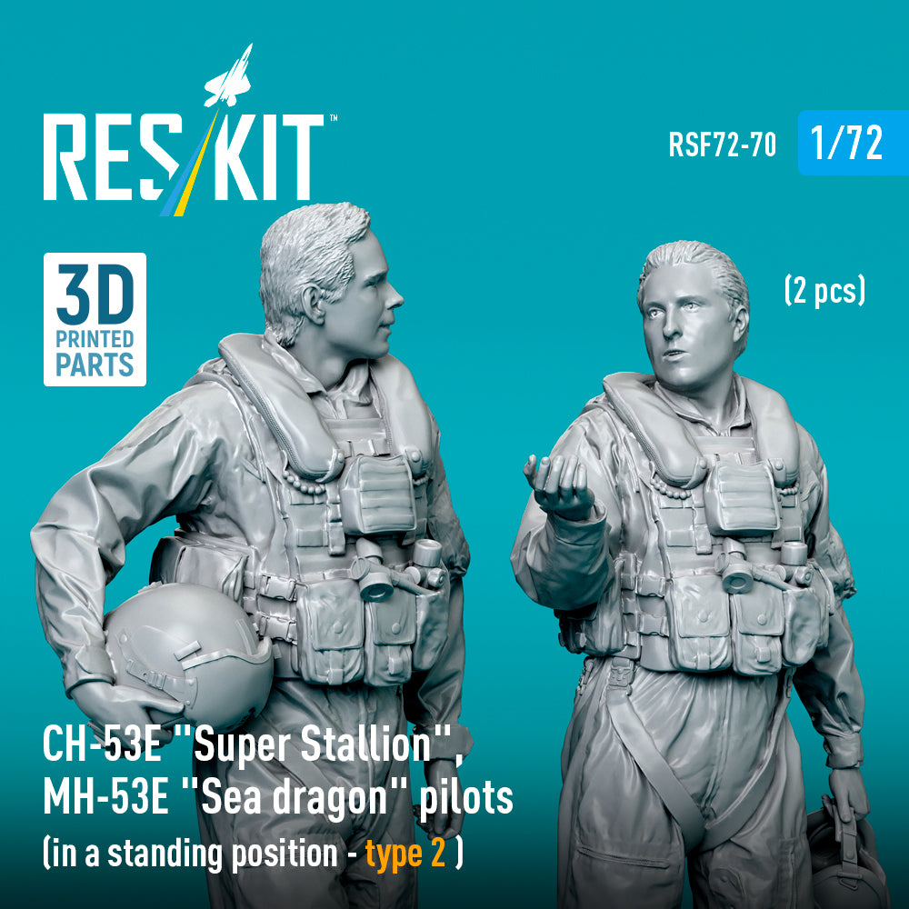 ResKit RSF72-0070 1:72 Sikorsky CH-53E Super Stallion , MH-53E Sea dragon pilots