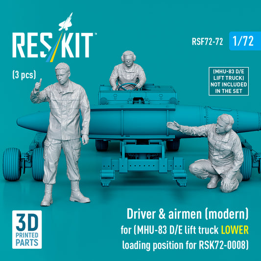 ResKit RSF72-0072 1:72 Driver & airmen