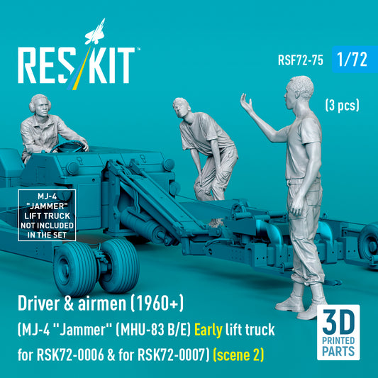 ResKit RSF72-0075 1:72 Driver & airmen