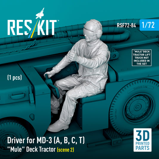 ResKit RSF72-0084 1:72 Driver for MD-3 "Mule" Deck Tractor