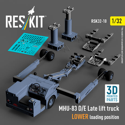 ResKit RSK32-0010 1:32 MHU-83 D/E Late lift truck LOWER loading position