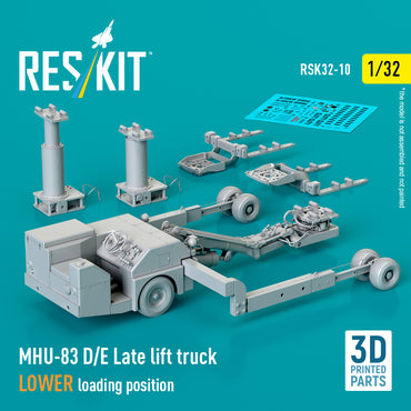 ResKit RSK32-0010 1:32 MHU-83 D/E Late lift truck LOWER loading position