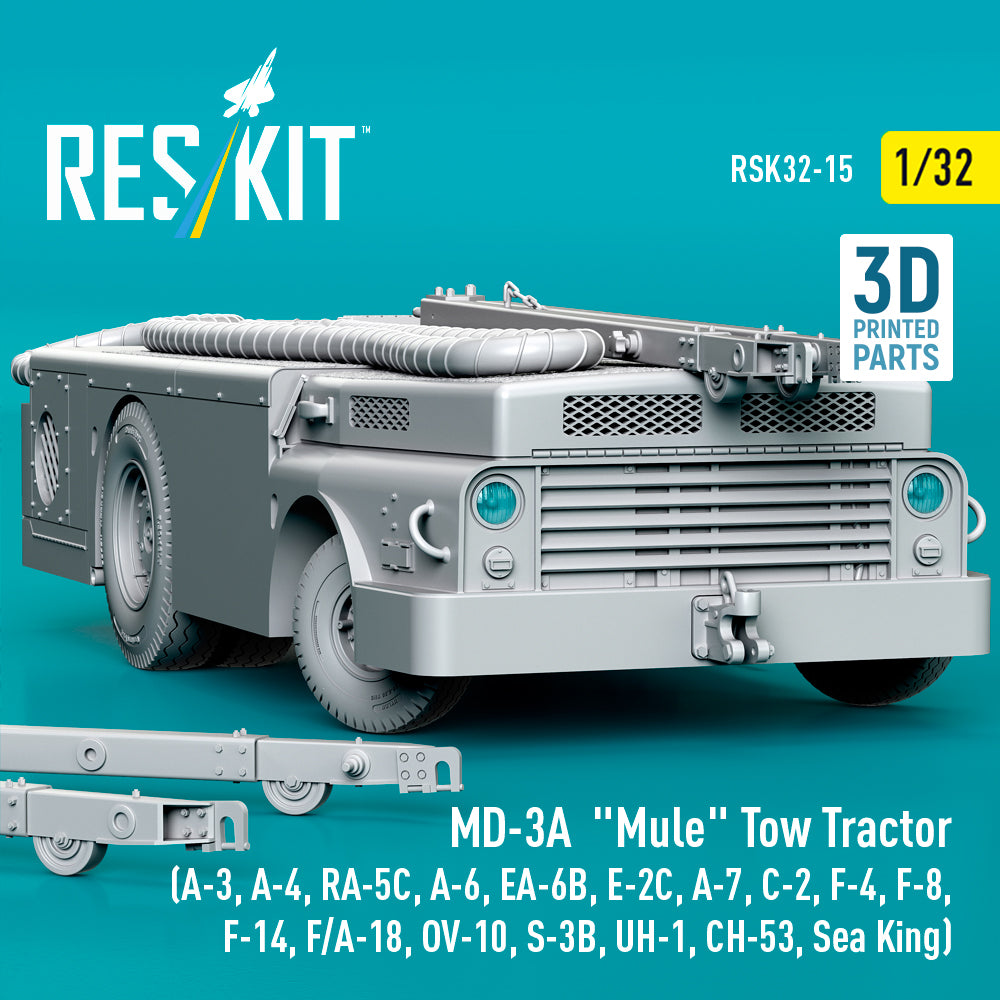 ResKit RSK32-0015 1:32 MD-3A "Mule" Tow Tractor