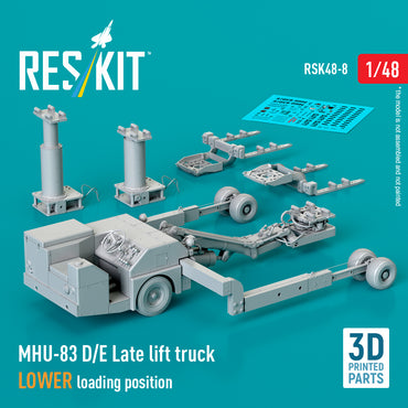 ResKit RSK48-0008 1:48 MHU-83 D/E Late lift truck LOWER loading position