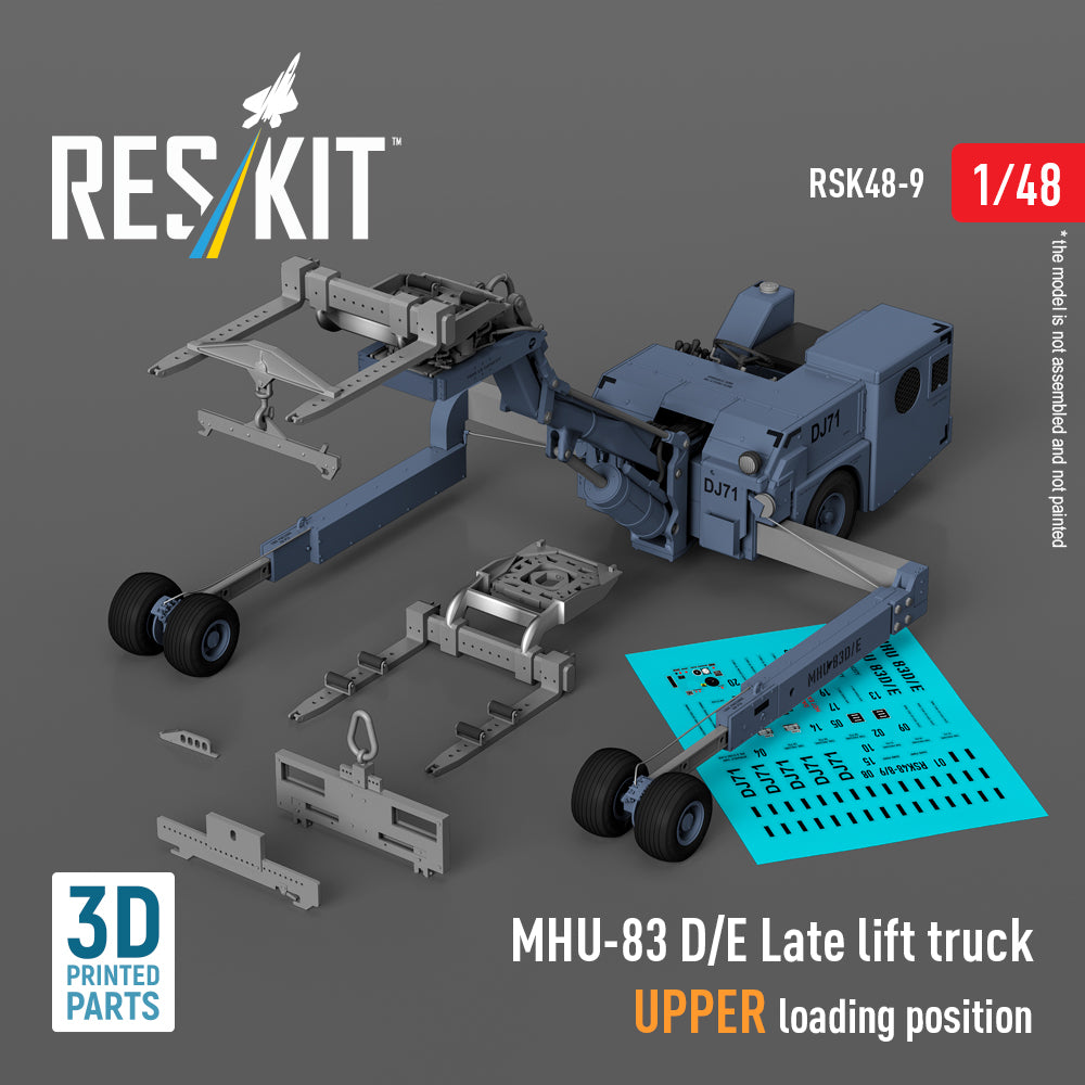 ResKit RSK48-0009 1:48 MHU-83 D/E Late lift truck UPPER loading position