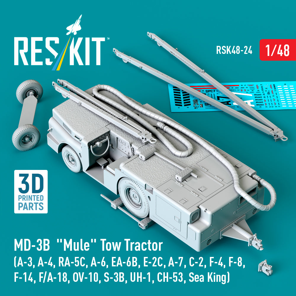 ResKit RSK48-0024 1:48 MD-3B "Mule" Tow Tractor