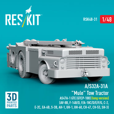 ResKit RSK48-0031 1:48 A/S32A-31A "Mule" Tow Tractor AS47A-1 GTE