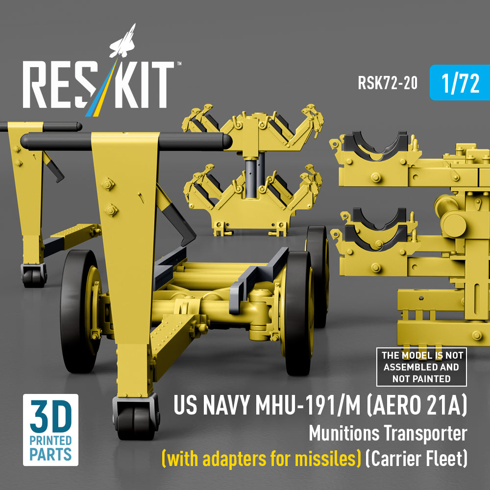 ResKit RSK72-0020 1:72 US NAVY MHU-191/M