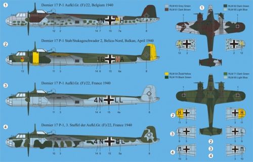 RS Models RSMI92108 1:72 Dornier Do-17P