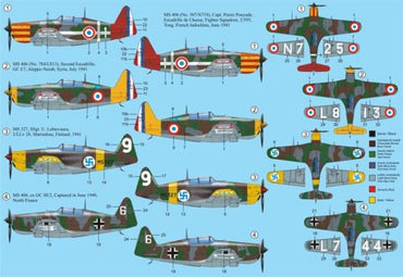 RS Models RSMI92114 1:72 Morane-Saulnier MS.406C1