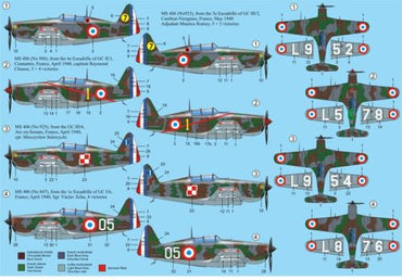 RS Models RSMI92118 1:72 Morane-Saulnier MS.406C1 France 1940