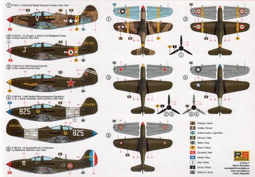 RS Models RSMI92132 1:72 Bell P-39L/N Airacobra