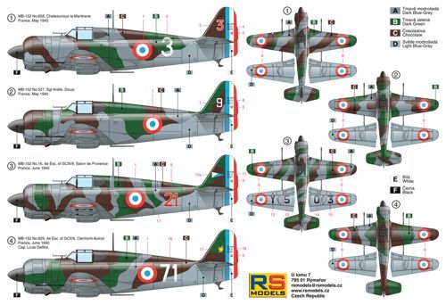 RS Models RSMI92161 1:72 Marcel-Bloch MB.152 Battle of France 1940
