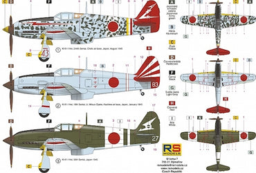 RS Models RSMI92180 1:72 Kawasaki Ki-61-I Hei Hien