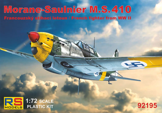 RS Models RSMI92195 1:72 Morane-Saulnier MS.410 4 decal variants 1