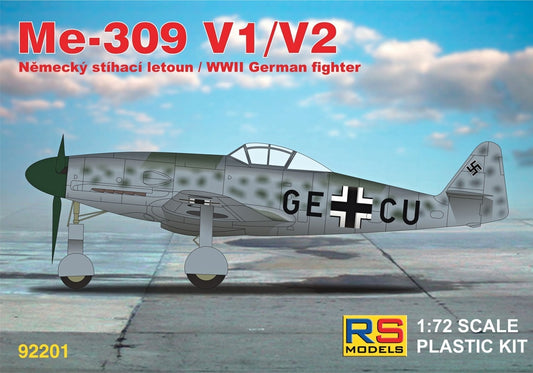 RS Models RSMI92201 1:72 Messerschmitt Me-309V-1 and Me-309V-2