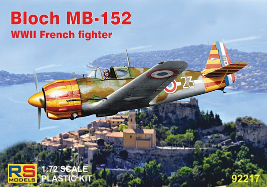 RS Models RSMI92217 1:72 Marcel-Bloch MB.152 Decals for French aircraft