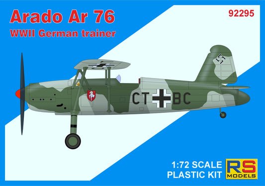 RS Models RSMI92295 1:72 Arado Ar-76 Light Fighter