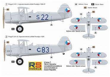 RS Models RSMI94004 1:72 Praga E-141 / E-241
