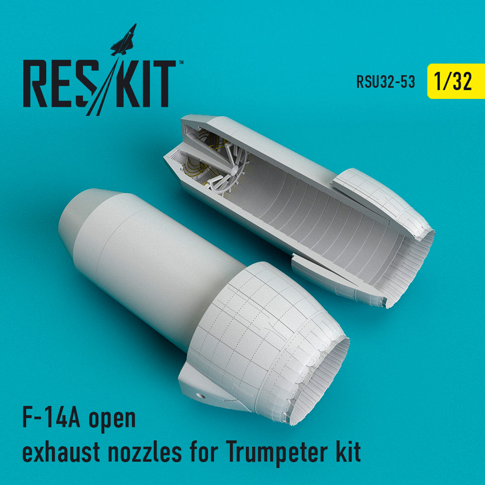 ResKit RSU32-0053 1:32 Grumman F-14A Tomcat open exhaust nozzles for