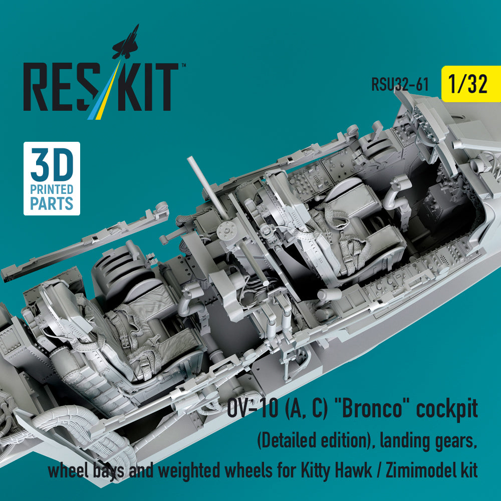 ResKit RSU32-0061 1:32 North-American/Rockwell OV-10A/OV-10C Bronco cockpit