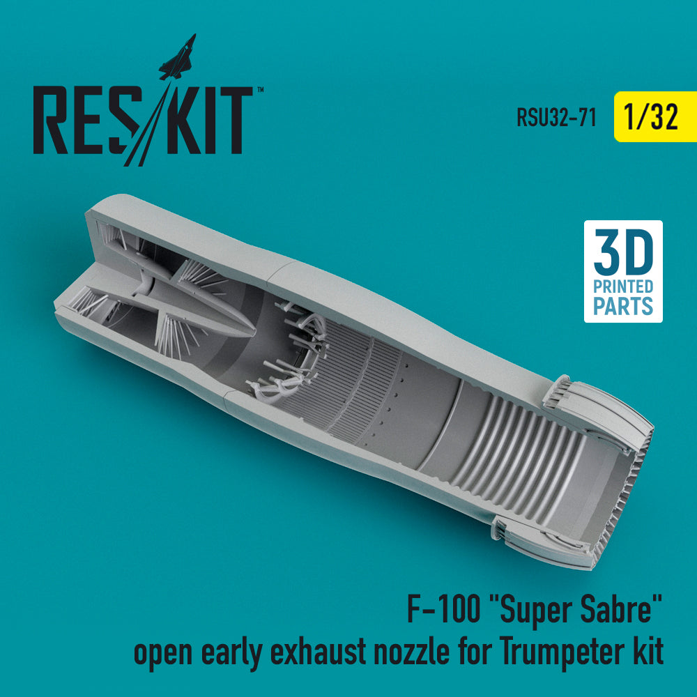 ResKit RSU32-0071 1:32 F-100C/D/F Open Early Exhaust Nozzle