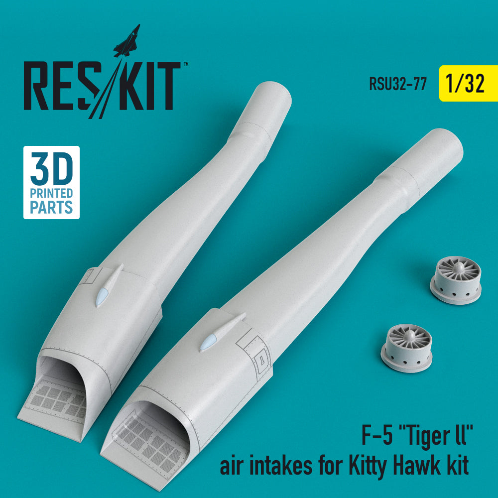 ResKit RSU32-0077 1:32 Northrop F-5 Tiger ll air intakes