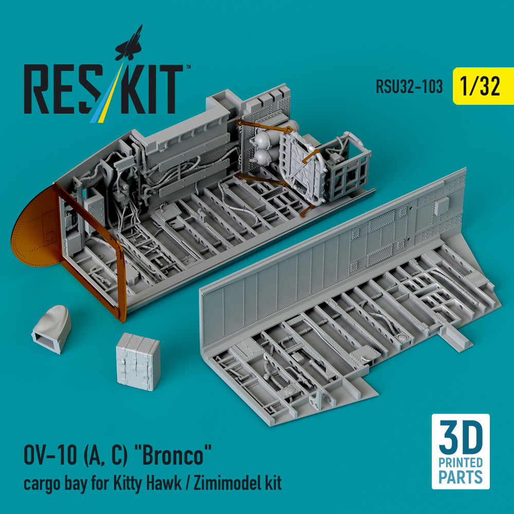 ResKit RSU32-0103 1:32 North-American/Rockwell OV-10A/OV-10C Bronco cargo bay