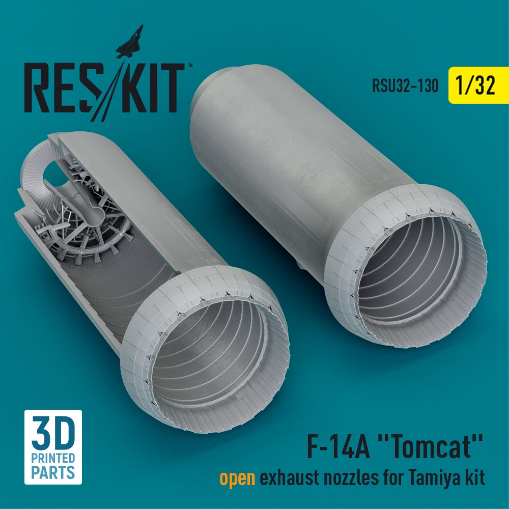 ResKit RSU32-0130 1:32 Grumman F-14A Tomcat open exhaust nozzles