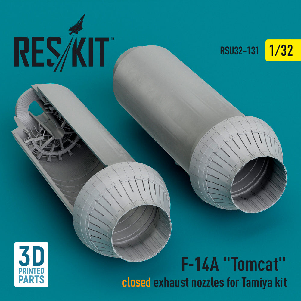 ResKit RSU32-0131 1:32 Grumman F-14A Tomcat closed exhaust nozzles