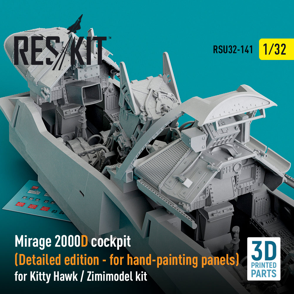 ResKit RSU32-0141 1:32 Dassault_Mirage 2000D cockpit