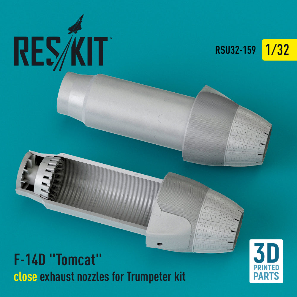 ResKit RSU32-0159 1:32 Grumman F-14D Tomcat close exhaust nozzles