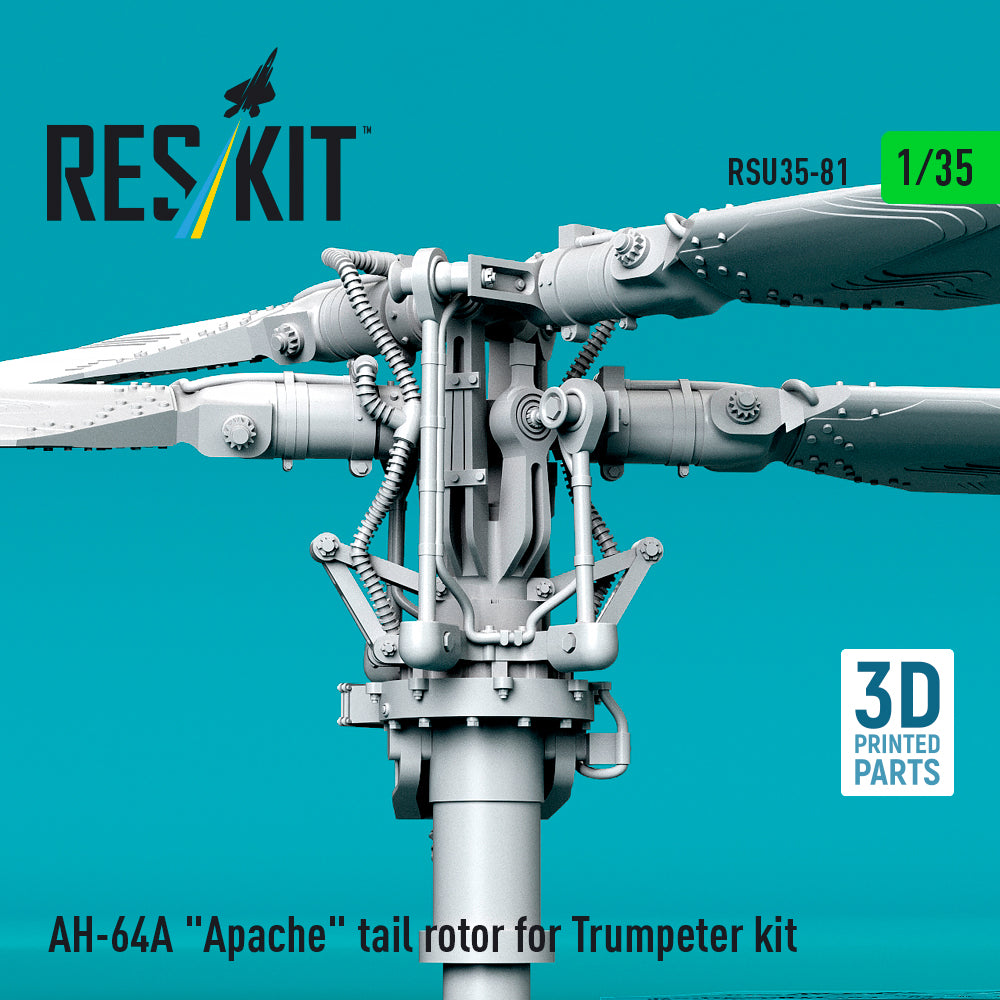 ResKit RSU35-0081 1:35 Bell/Boeing AH-64A Apache tail rotor