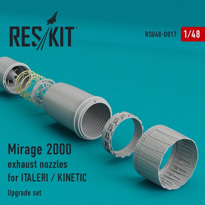 ResKit RSU48-0017 1:48 Dassault_Mirage 2000 exhaust nozzles