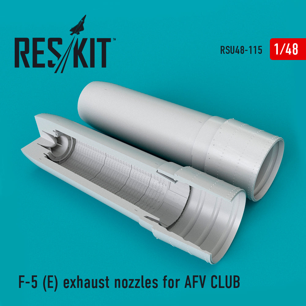 ResKit RSU48-0115 1:48 Northrop F-5E Tiger II exhaust nozzles